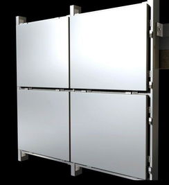 墙体铝单板安装示意 产品中心